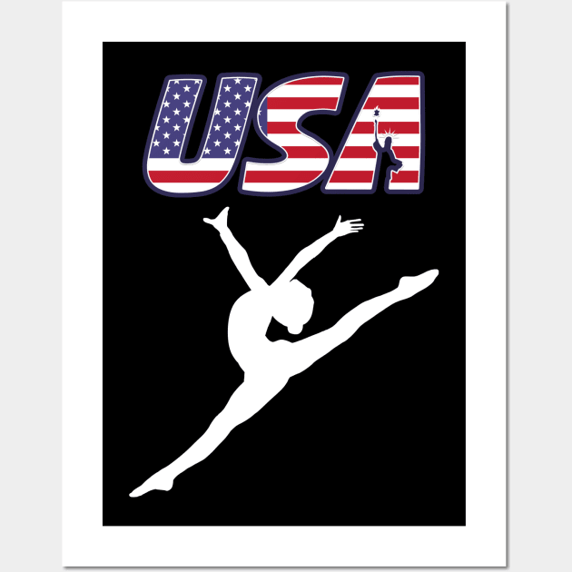 Suni Lee Gymnastics Wall Art by Maroua